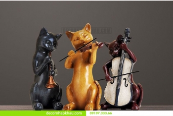Đồ trang trí ban nhạc mèo để bàn ODC 0014