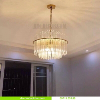 Các mẫu đèn chùm phòng khách phù hợp cho chung cư cao cấp